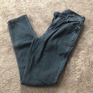 black american eagle mom jeans